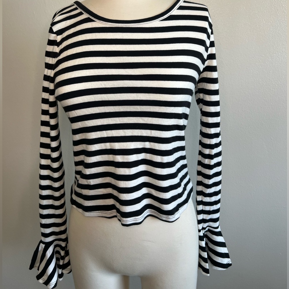 Maeve by Anthropologie Striped Long Sleeve Shirt
